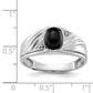 14k White Gold A Real Diamond men's ring