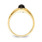 14K Yellow Gold AAA Real Diamond men's ring