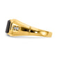 14K Yellow Gold AA Real Diamond men's ring