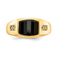 14K Yellow Gold VS Real Diamond men's ring