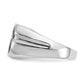 14k White Gold A Real Diamond men's ring