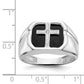 14k White Gold A Real Diamond men's ring