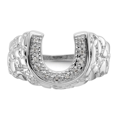 14k White Gold A Real Diamond Ring