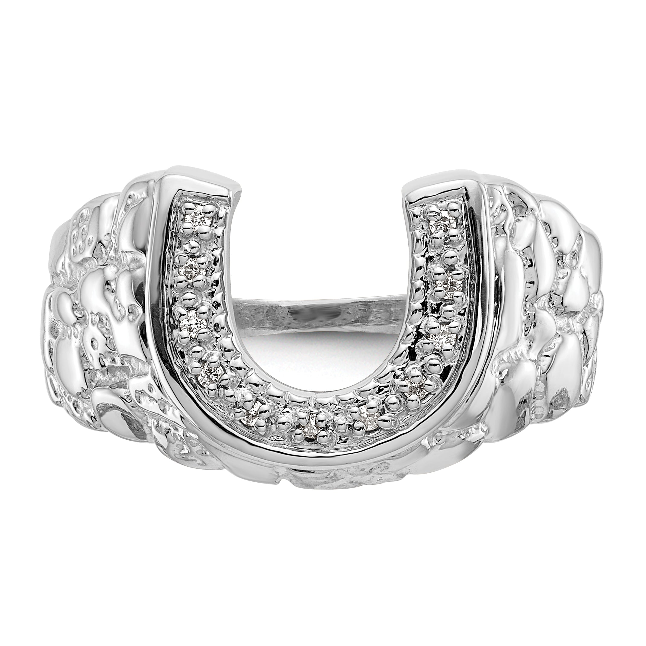 14K White Gold Aa Dia Ring