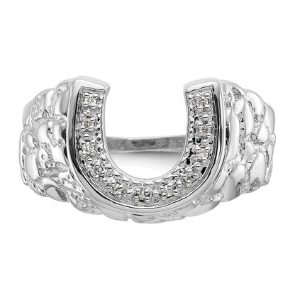 14K White Gold Aa Dia Ring