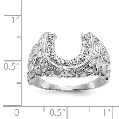14K White Gold Aa Dia Ring