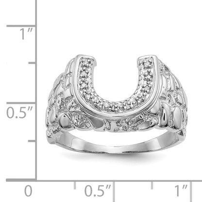 14K White Gold AA Dia Ring