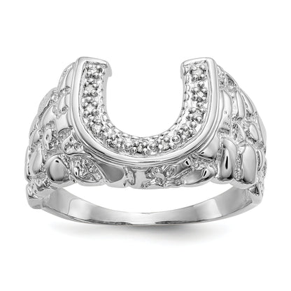 14K White Gold Aa Dia Ring