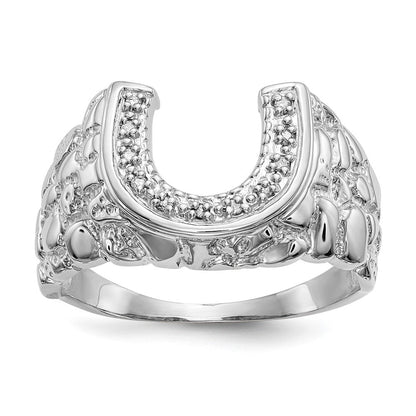 14k White Gold A Real Diamond Ring
