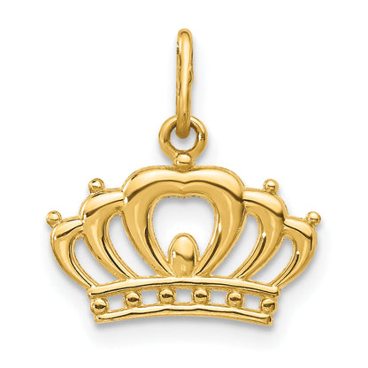 14k Yellow Gold 14k Crown Charm