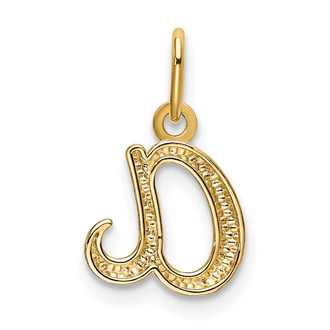 14k Yellow Gold 14k Yellow Gold Letter A Initial Charm