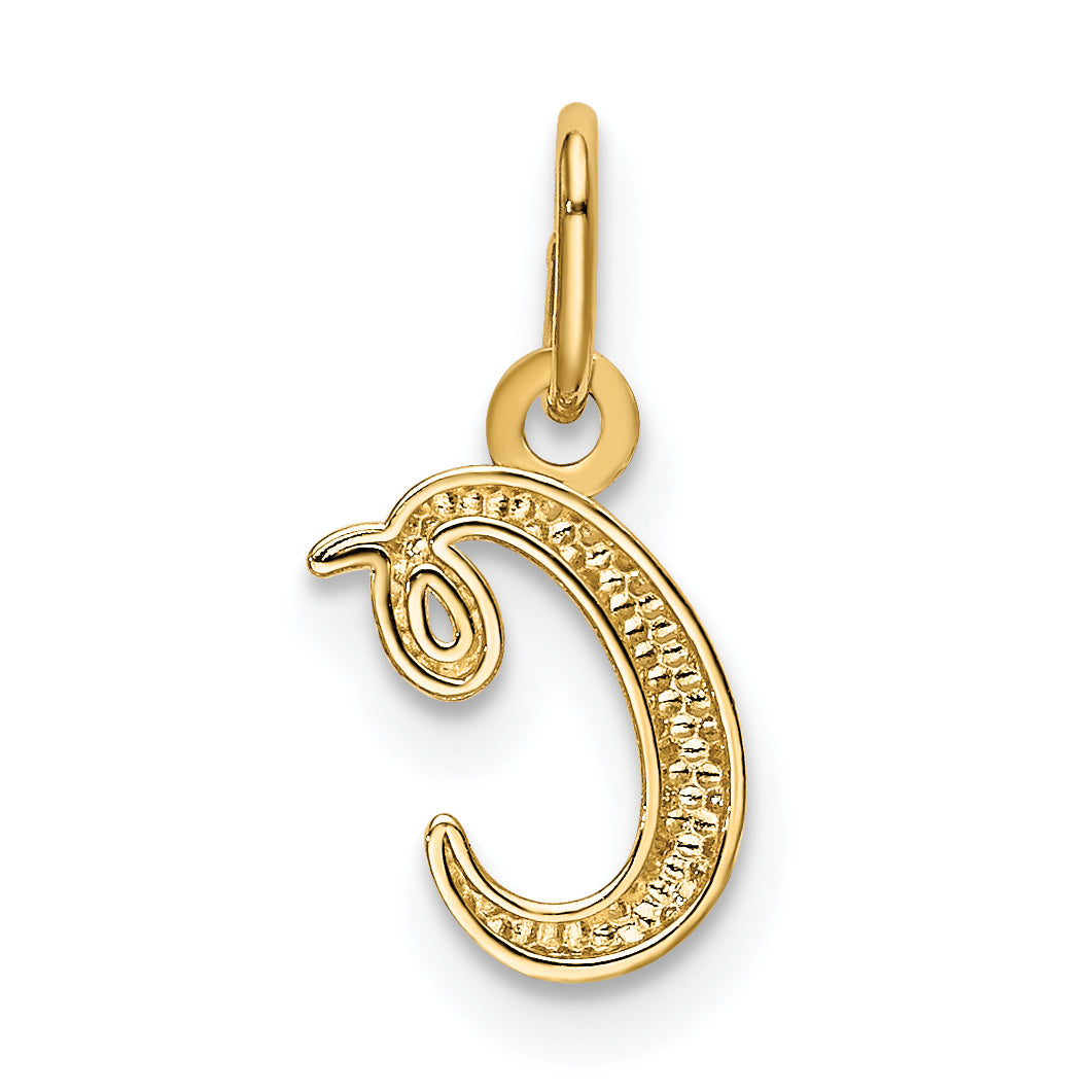 14k Yellow Gold 14k Yellow Gold Letter C Initial Charm