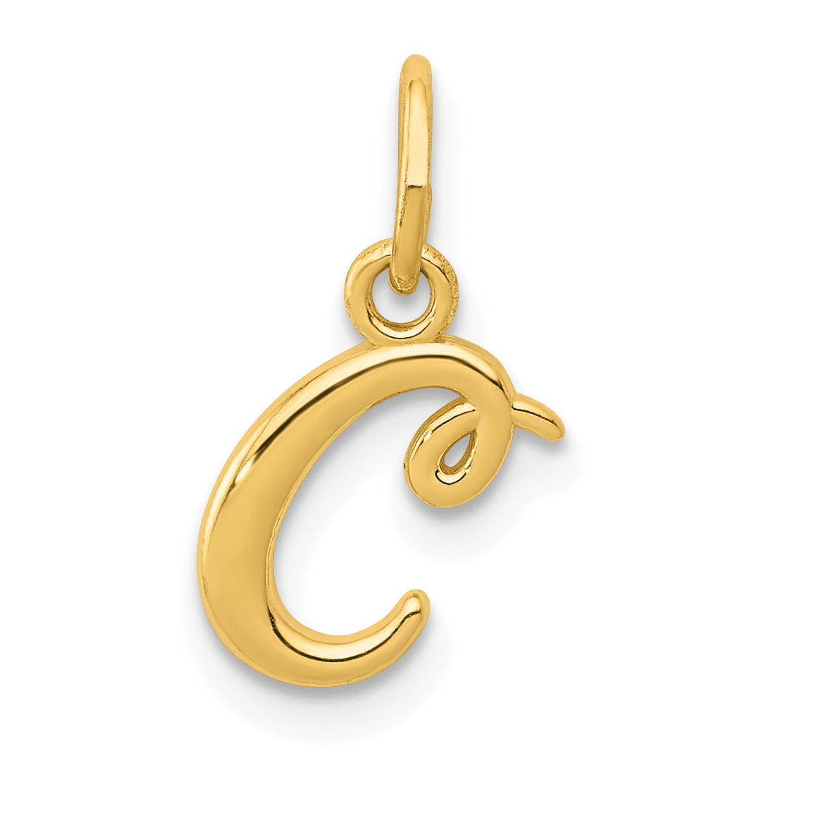 14k Yellow Gold 14k Yellow Gold Letter C Initial Charm