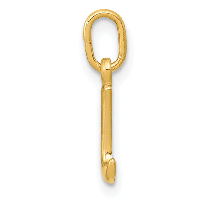 14k Yellow Gold 14k Yellow Gold Letter I Initial Charm