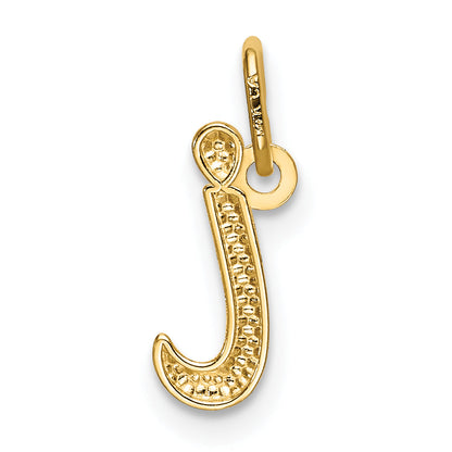 14k Yellow Gold 14k Yellow Gold Letter I Initial Charm