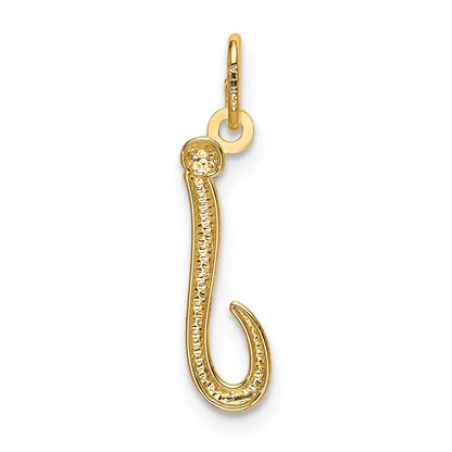 14k Yellow Gold 14k Yellow Gold Letter J Initial Charm