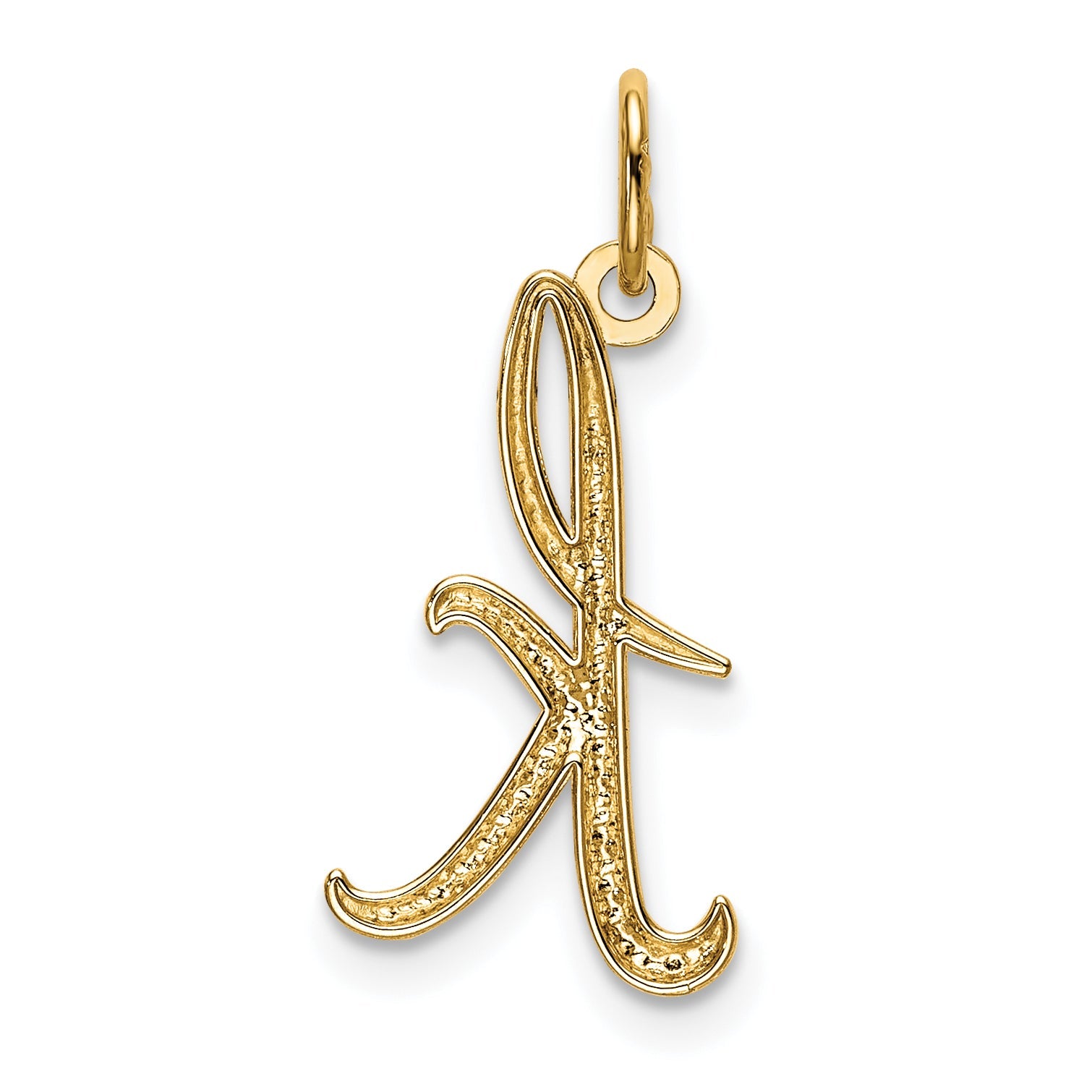 14k Yellow Gold 14k Yellow Gold Letter K Initial Charm