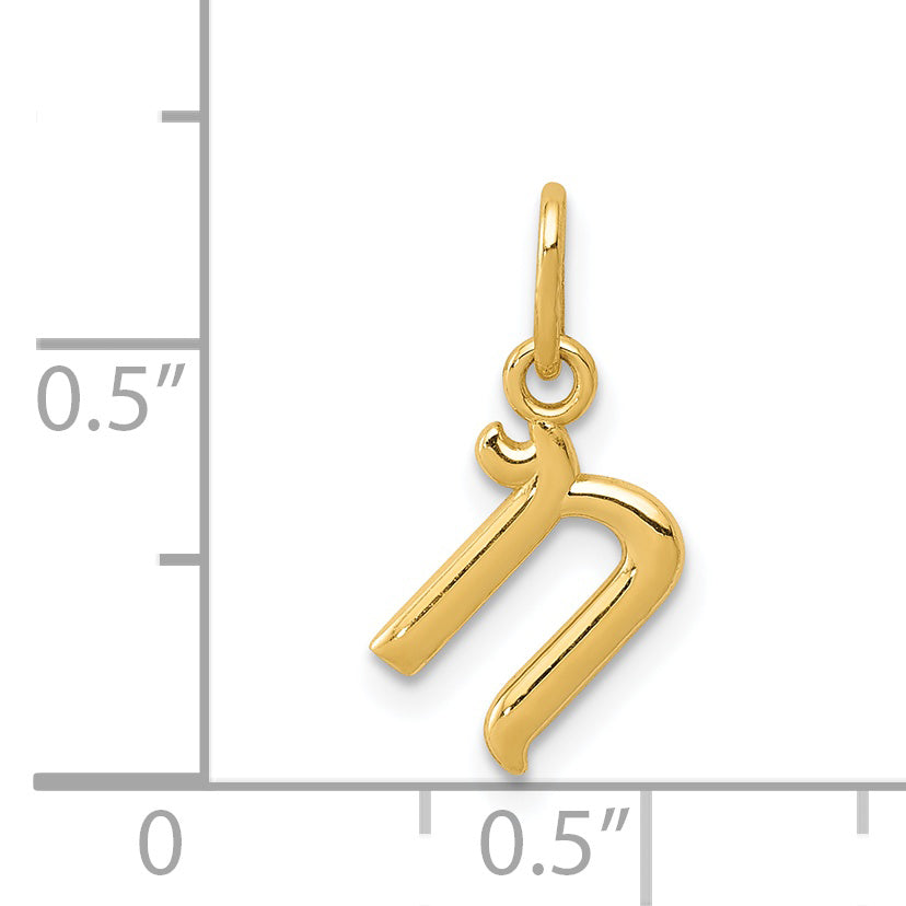 14k Yellow Gold 14k Yellow Gold Letter N Initial Charm