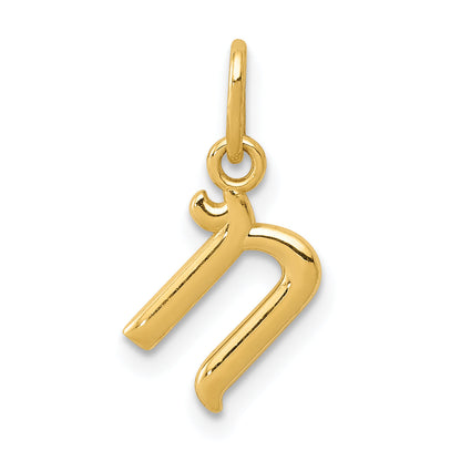 14k Yellow Gold 14k Yellow Gold Letter N Initial Charm