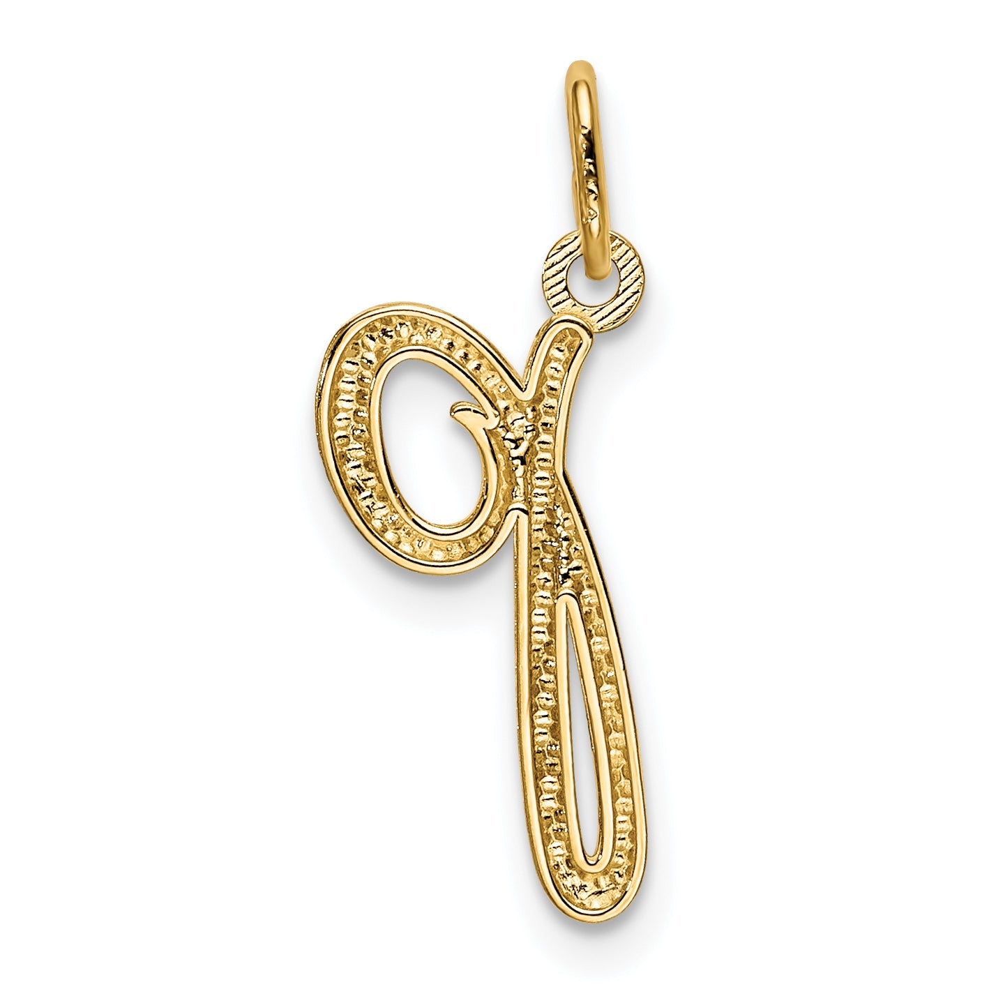 14k Yellow Gold 14k Yellow Gold Letter P  Initial Charm