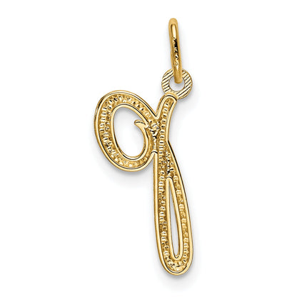 14k Yellow Gold 14k Yellow Gold Letter P  Initial Charm