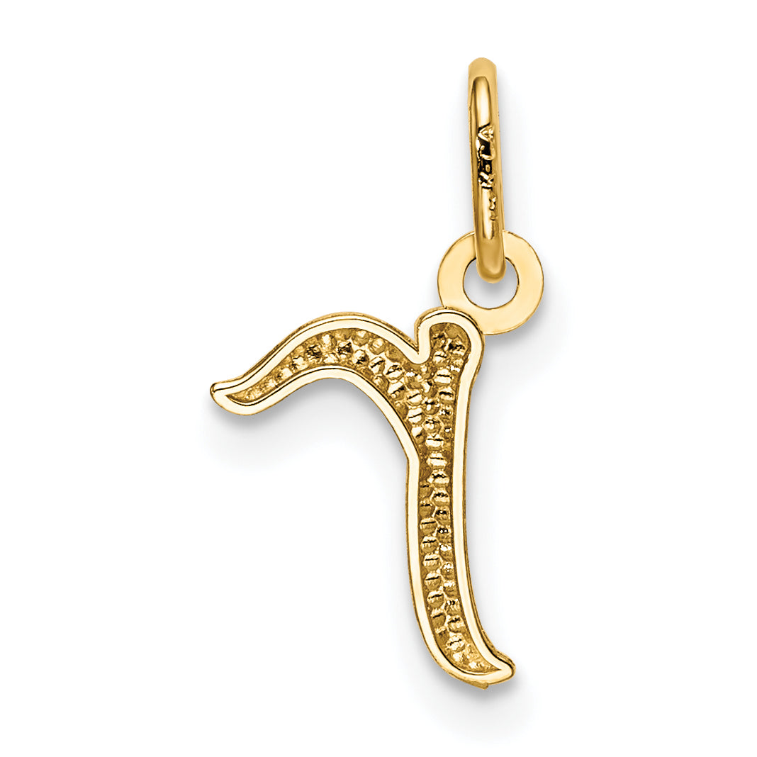 14k Yellow Gold 14k Yellow Gold Letter R Initial Charm