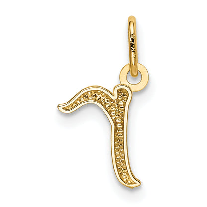 14k Yellow Gold 14k Yellow Gold Letter R Initial Charm