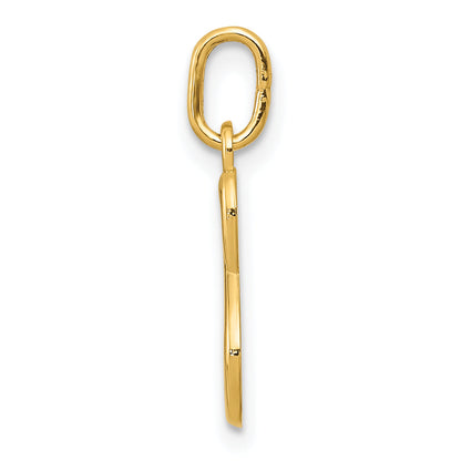 14k Yellow Gold 14k Yellow Gold Letter S Initial Charm