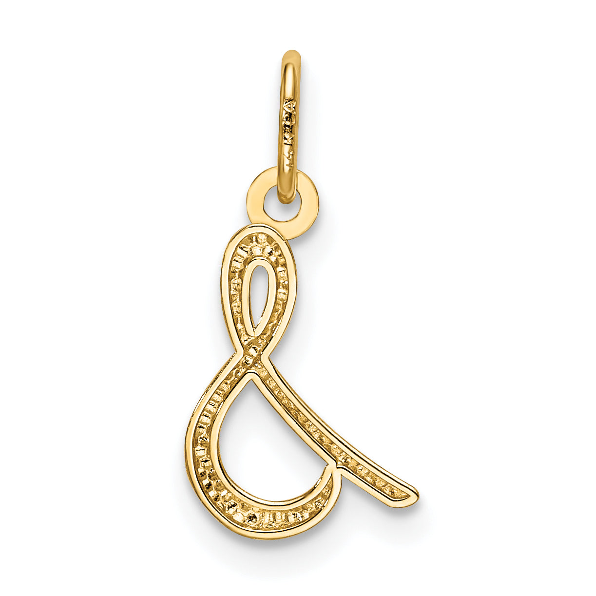 14k Yellow Gold 14k Yellow Gold Letter S Initial Charm