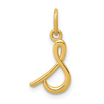 14k Yellow Gold 14k Yellow Gold Letter S Initial Charm