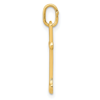 14k Yellow Gold 14k Yellow Gold Letter T Initial Charm