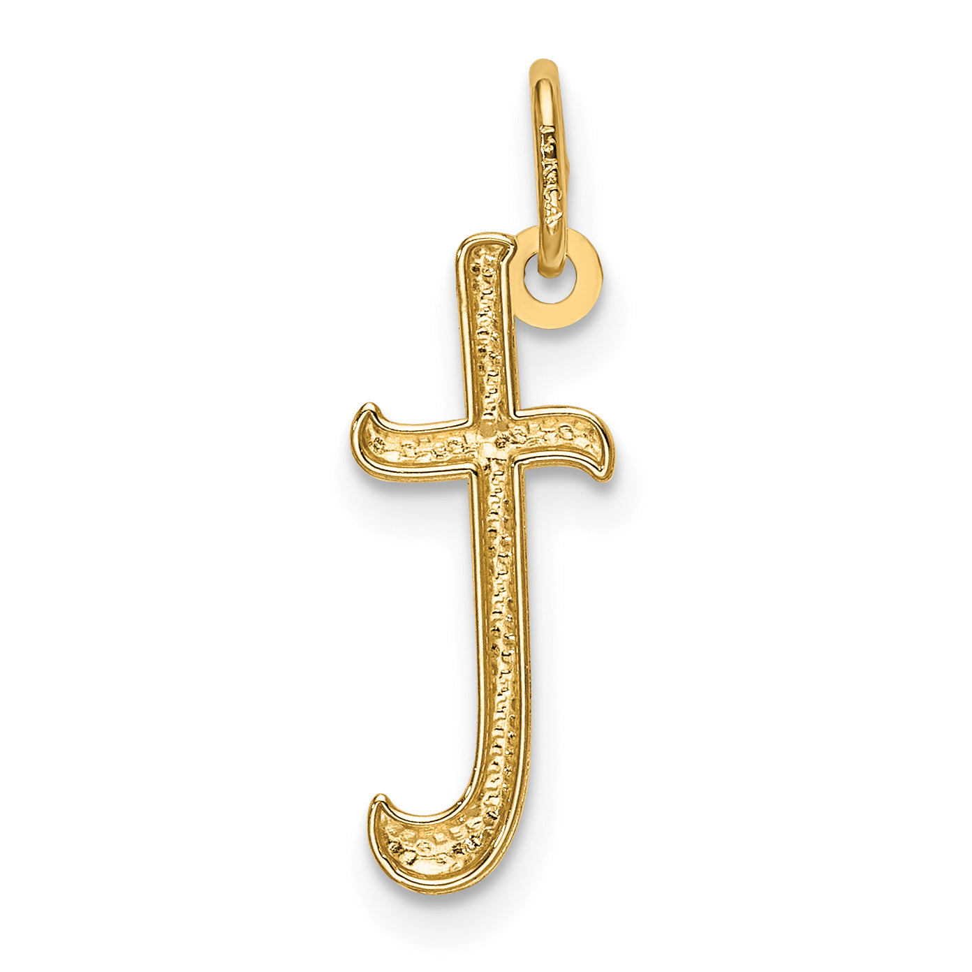 14k Yellow Gold 14k Yellow Gold Letter T Initial Charm