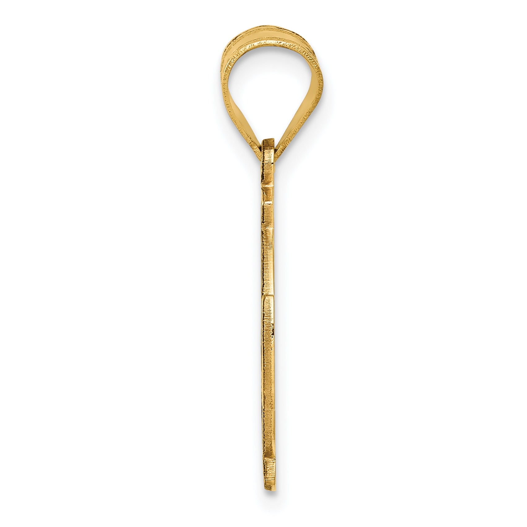 14k Yellow Gold 14k Laser Cut Celtic Cross Charm