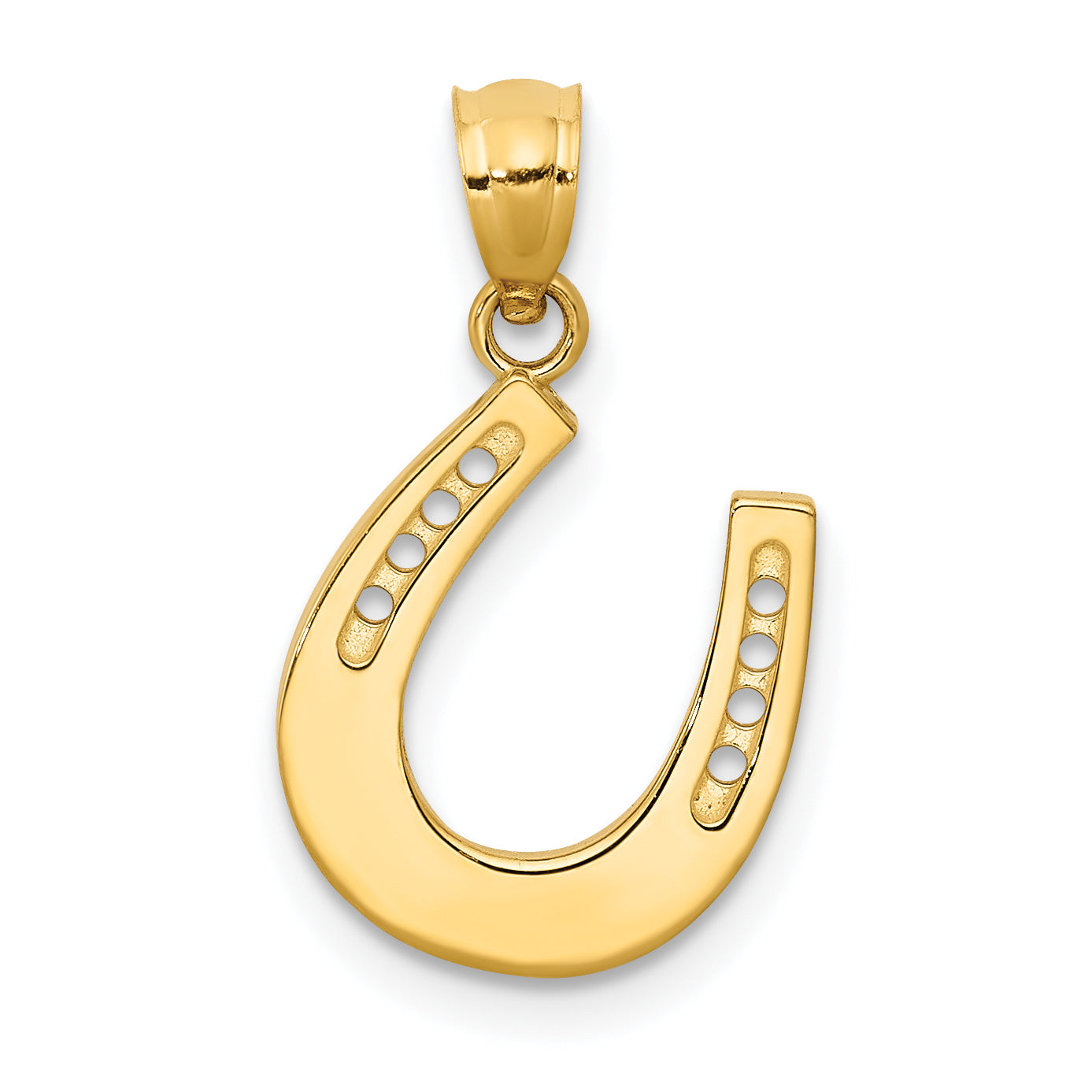 14k Yellow Gold 14k Gold Polished Horseshoe Pendant