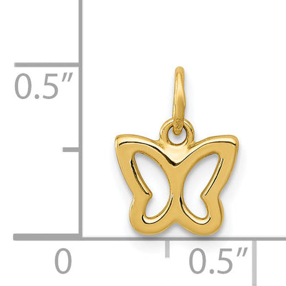 14k Yellow Gold 14k Polished Butterfly Pendant