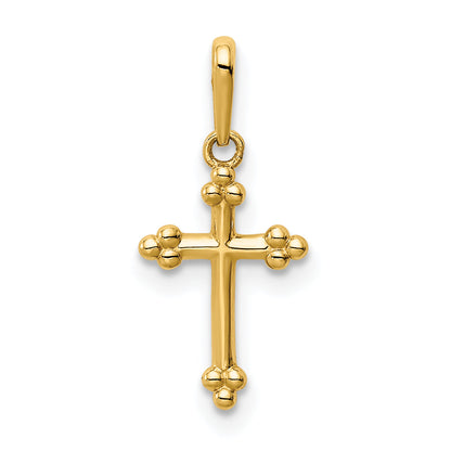 14k Yellow Gold 14K Cross Pendant