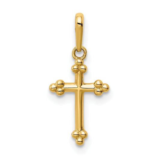 14k Yellow Gold 14K Cross Pendant
