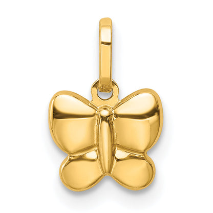 14k Yellow Gold 14k Polished Butterfly Charm