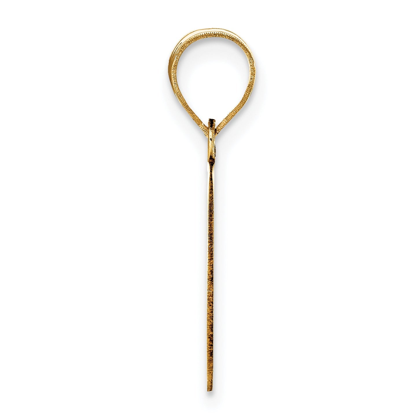 14k Yellow Gold 14k Polished Etched Letter G Initial Pendant