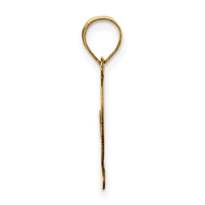 14k Yellow Gold 14k Polished Script Letter G Initial Pendant