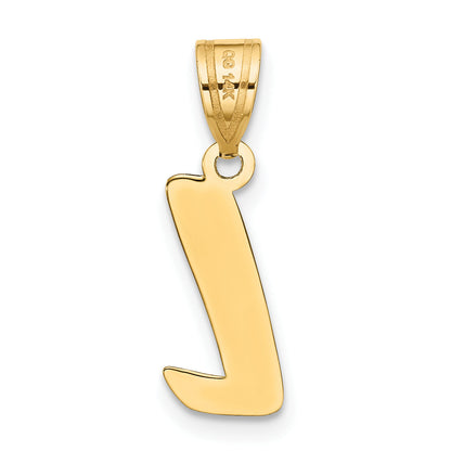 14k Yellow Gold 14k Polished Script Letter L Initial Pendant