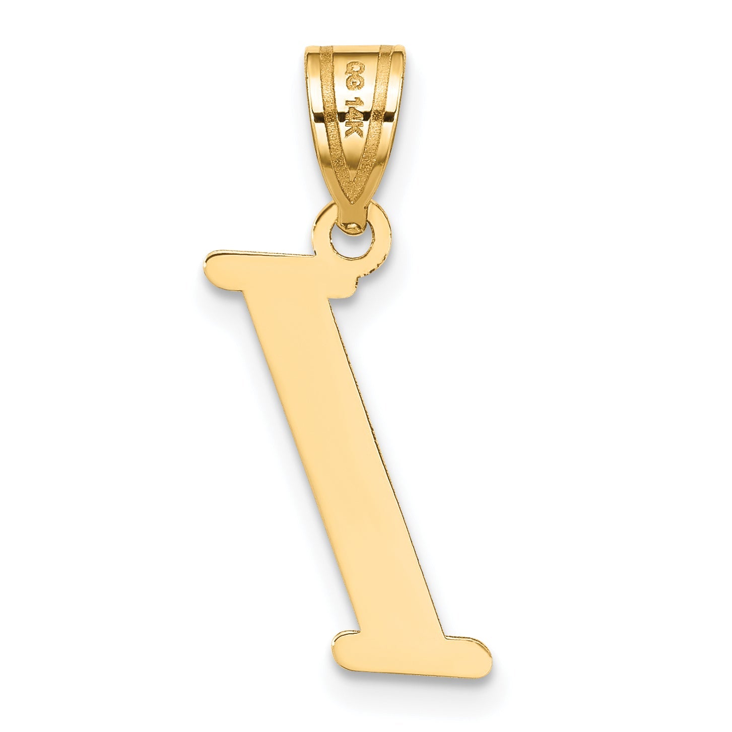 14k Yellow Gold 14k Polished Letter I Initial Pendant
