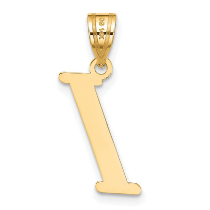 14k Yellow Gold 14k Polished Letter I Initial Pendant