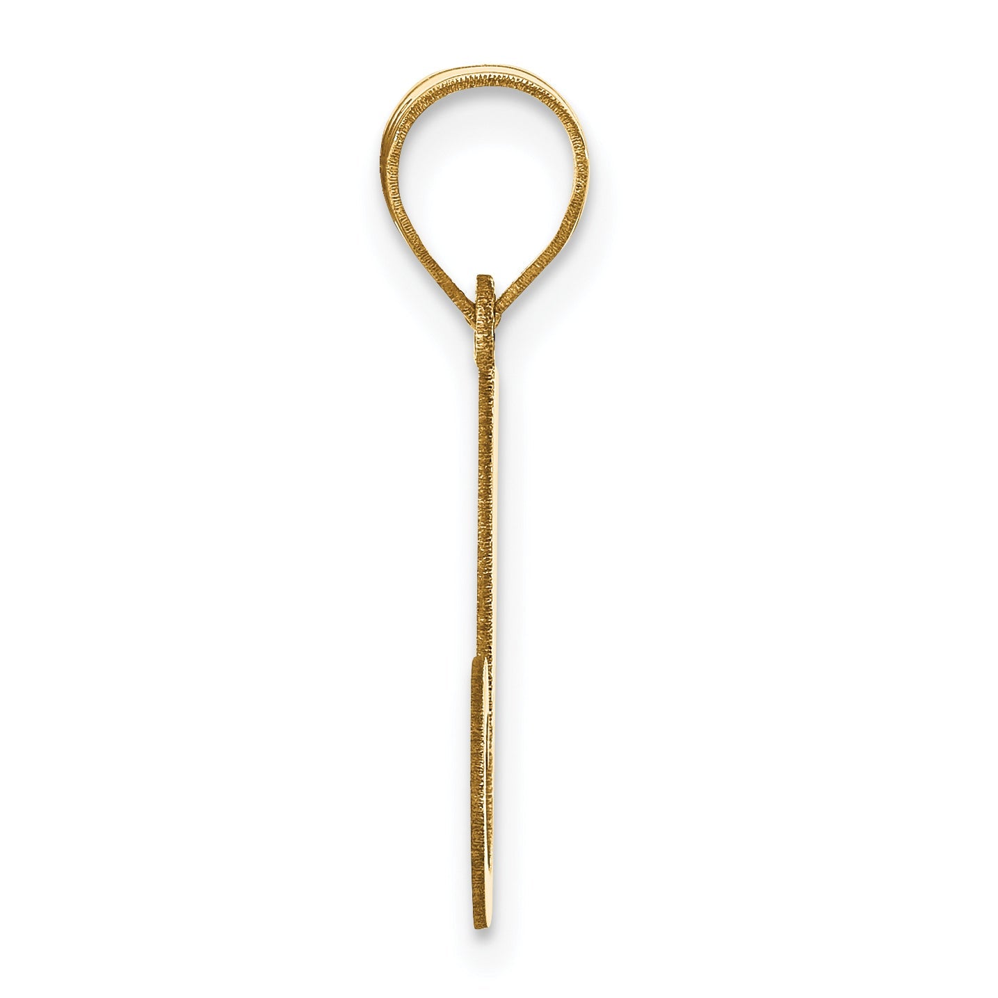 14k Yellow Gold 14k Polished Letter J Initial Pendant