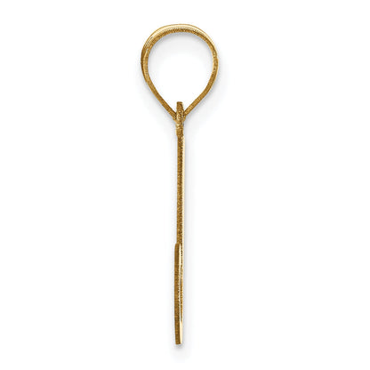 14k Yellow Gold 14k Polished Letter J Initial Pendant