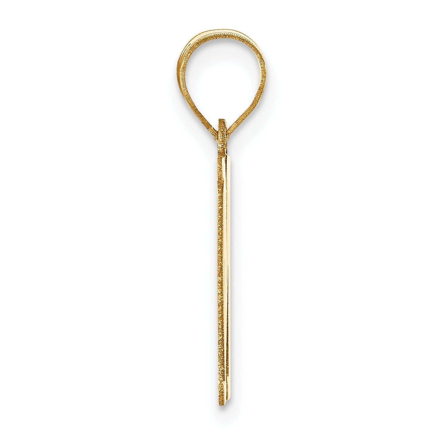 14k Yellow Gold 14k Polished Letter M Initial Pendant