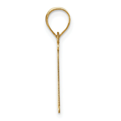 14k Yellow Gold 14k Polished Letter N Initial Pendant