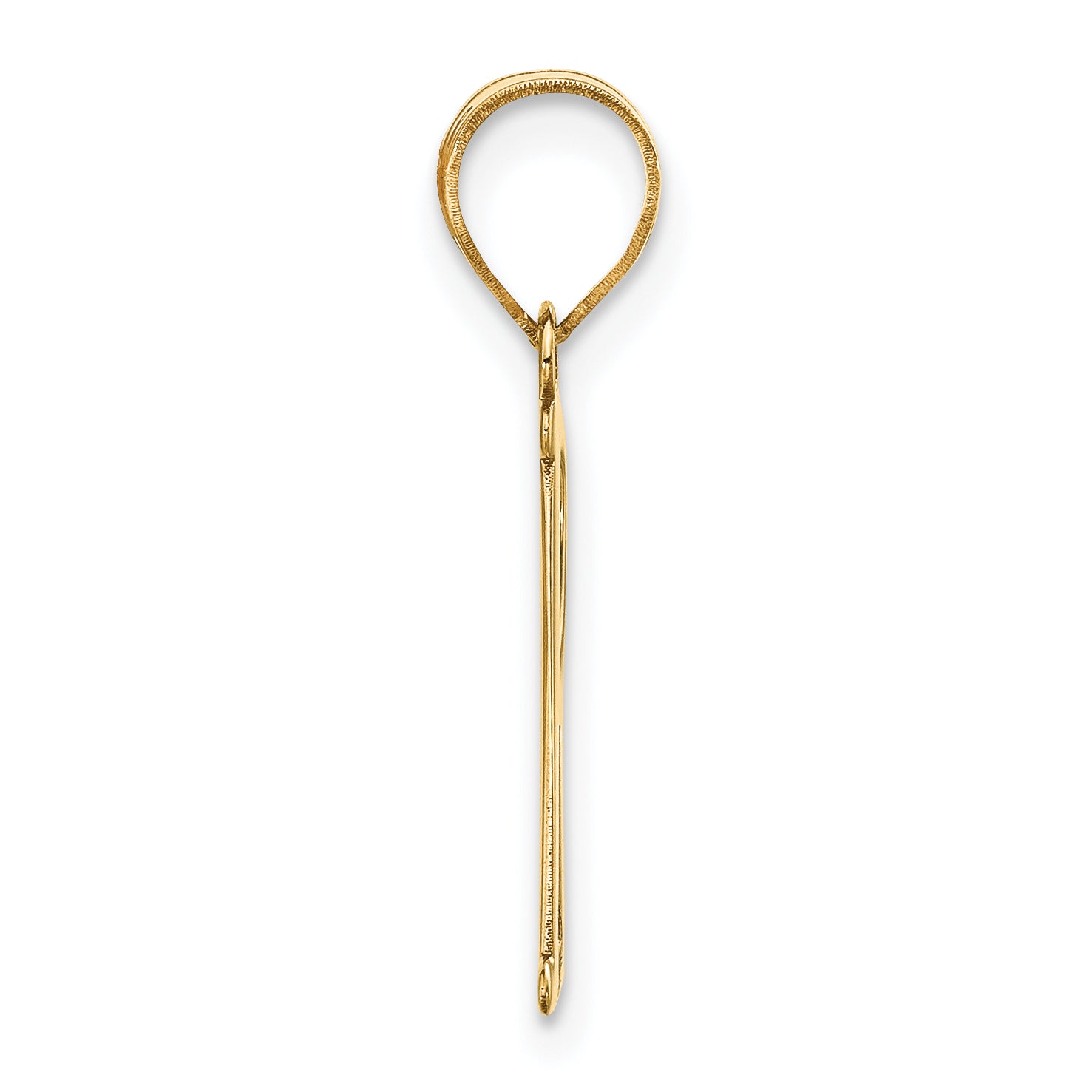 14k Yellow Gold 14k Polished Letter R Initial Pendant