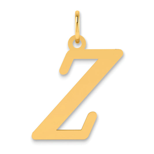 14k Yellow Gold 14k Polished Letter Z Initial Pendant