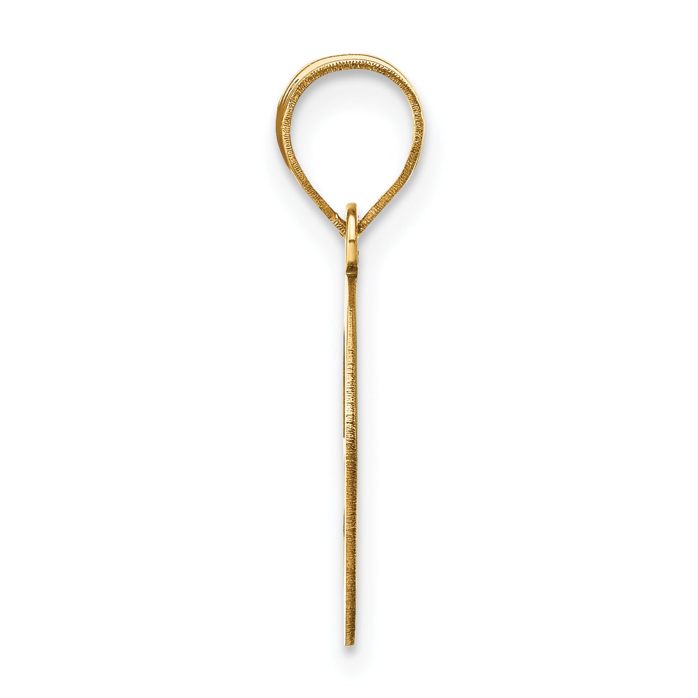 14k Yellow Gold 14k Polished Bubble Letter G Initial Pendant